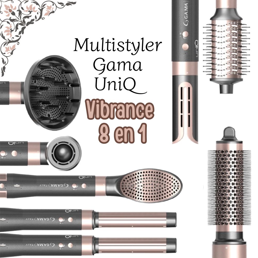 CEPILLO MODELADOR GAMA UNIQ 8 EN 1 VIBRANCE - 1