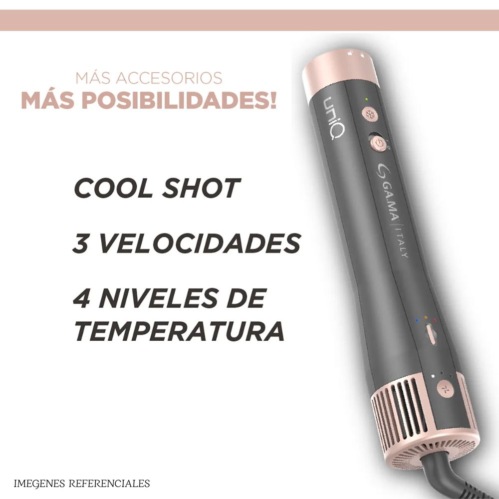 CEPILLO MODELADOR GAMA UNIQ 8 EN 1 VIBRANCE - 2