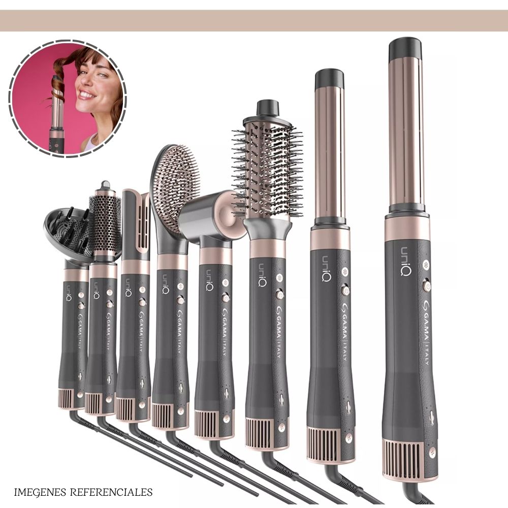 CEPILLO MODELADOR GAMA UNIQ 8 EN 1 VIBRANCE - 4