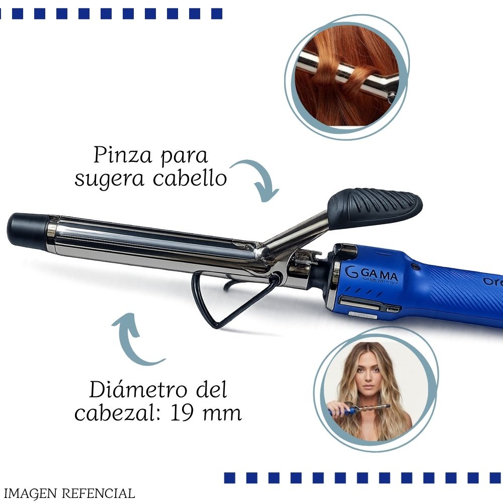 RIZADOR DE CABELLO GAMA CURLY BRAVO DE 19MM - 4