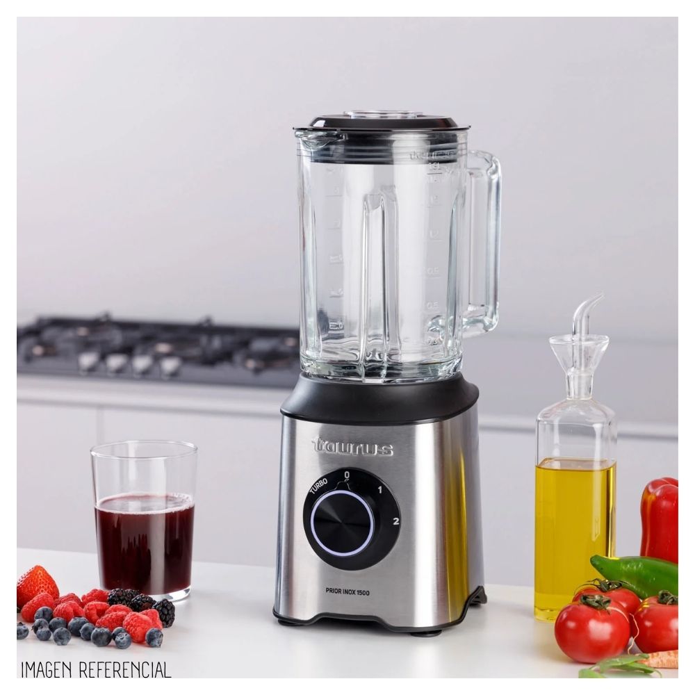 LICUADORA PERSONAL TAURUS PRIOR INOX DE 1.8 L -1500W - 4