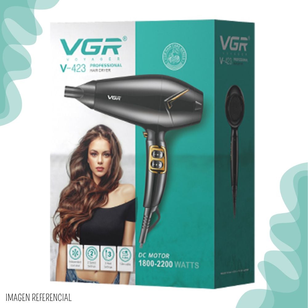 SECADORA DE CABELLO VGR 2200 WATTS - V-423 - 5