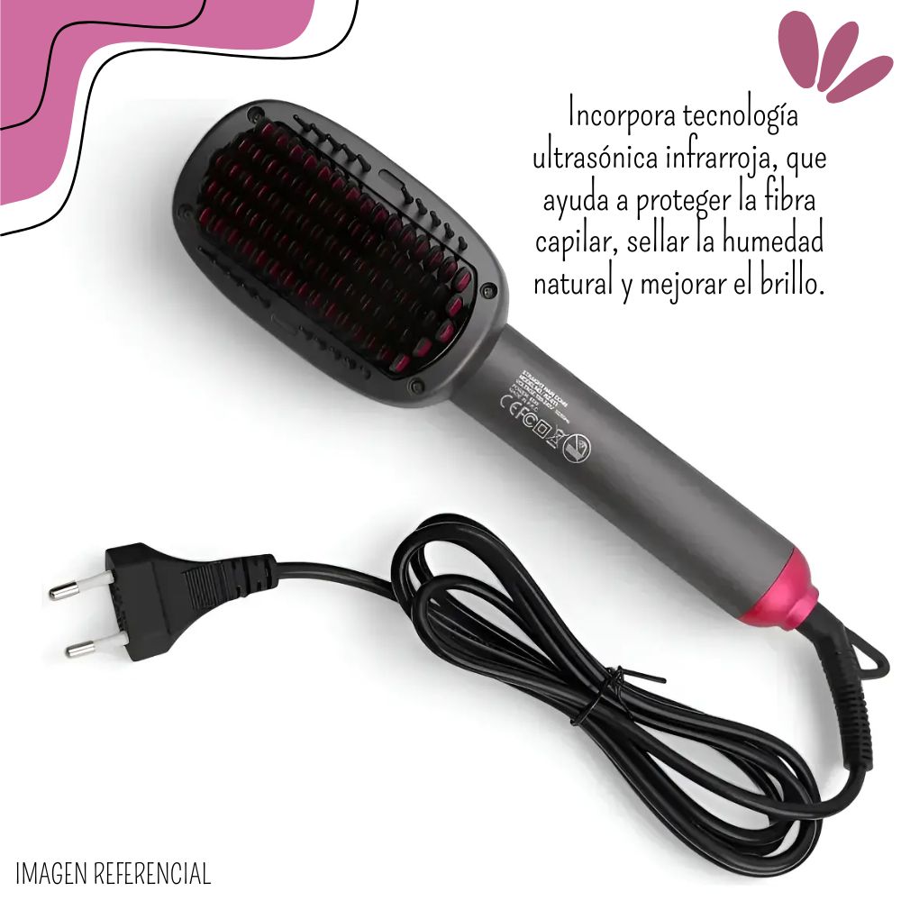 CEPILLO ALISADOR ELÉCTRICO PARA CABELLO ROZIA HR-862 - 4