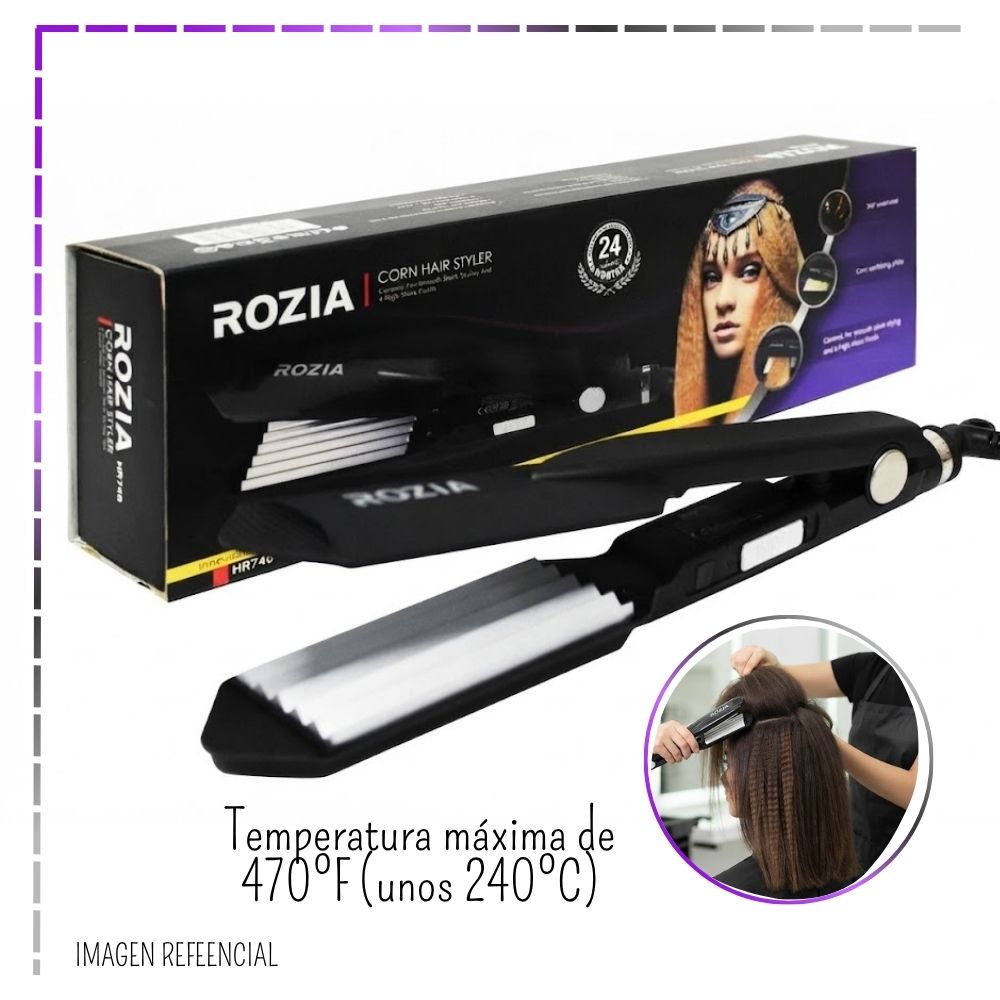 PLANCHA ONDULADORA DE CABELLO ROZIA CERAMIC - HR746 - 4