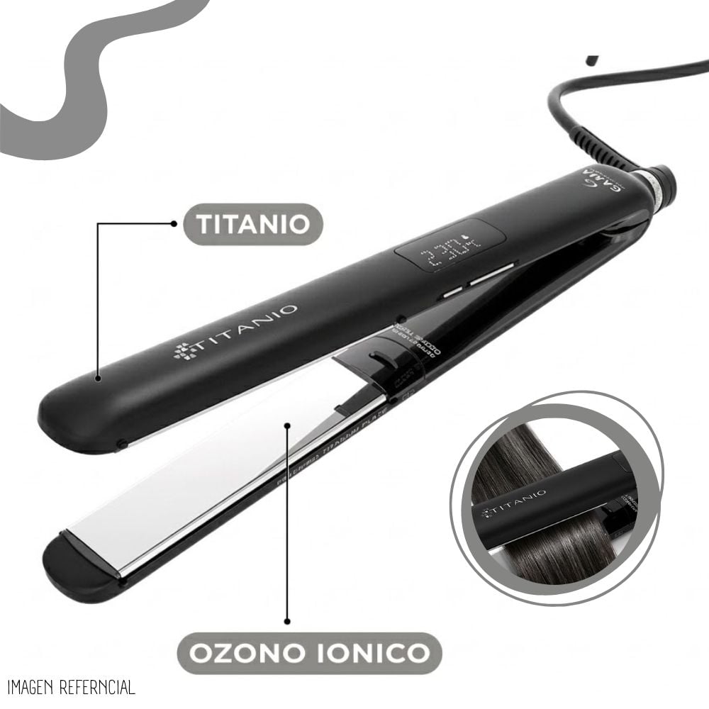 PLANCHA DE CABELLO GAMA TITANO CP14 4D - 2