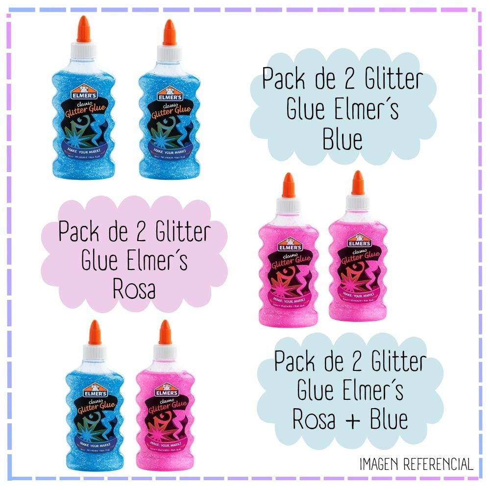PEGAMENTO LÍQUIDO GLITTER ELMER'S 2048794– 177 ML - 5