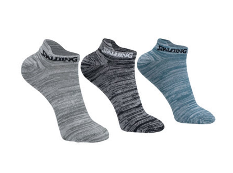 SPALDING SPL CALCETINES CORTOS AZUL/GRIS/NEGRO 40-45 TRIPAC - 1
