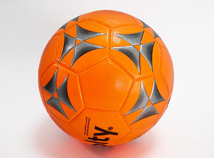 GOLTY PELOTA DE FUTBOL TRADITIONAL PU NARANJA SZ5 - TALLA 5 - 2