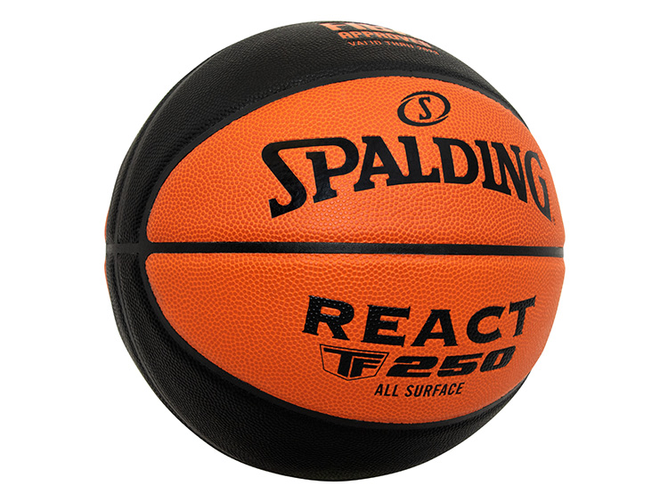 SPALDING PELOTA DE BASKET TF-250 REACT SZ5 FIBA BICOLOR - TALLA 5 - 2