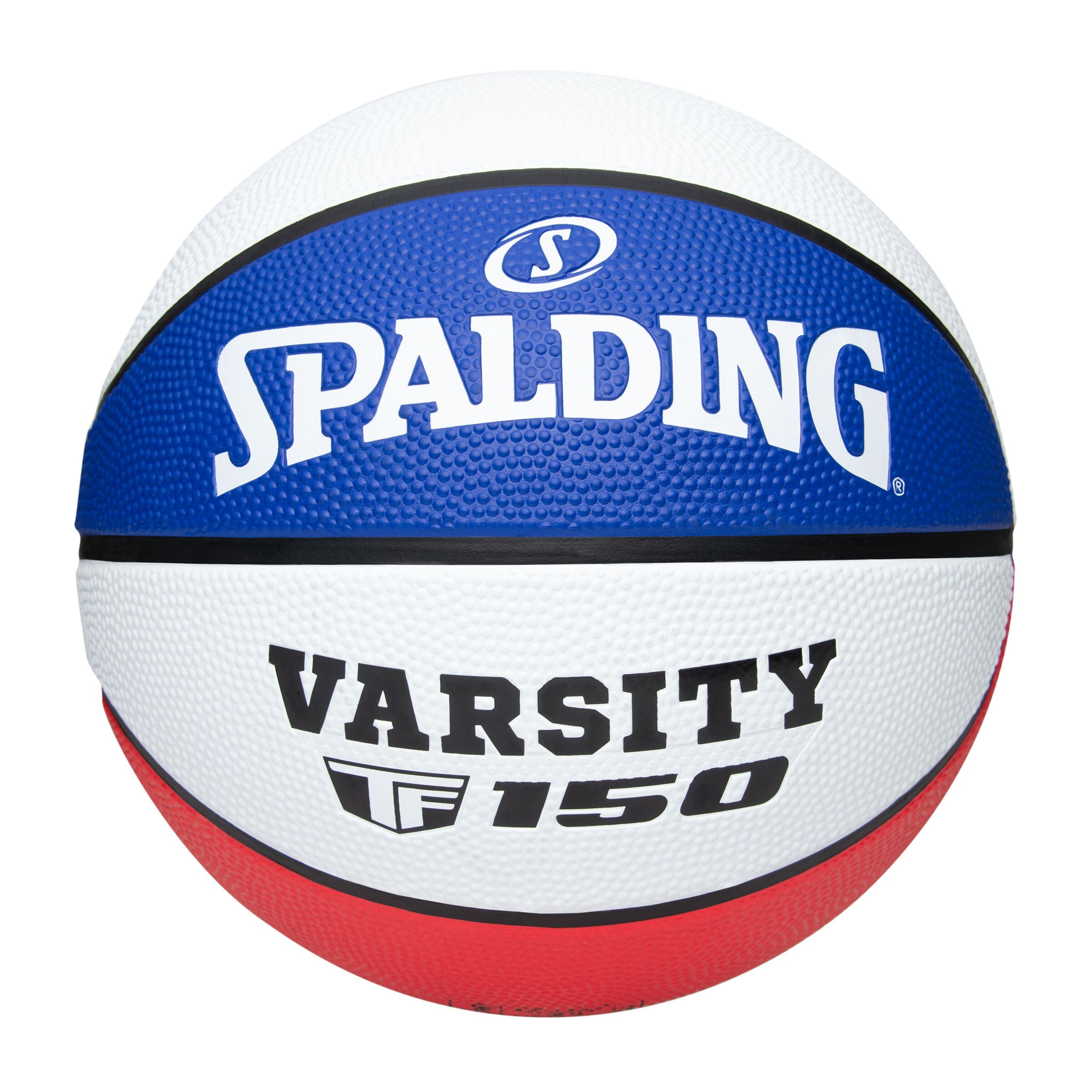 PELOTA BÁSKET SPALDING TF-150 VARSITY ROJO/BLANCO/AZUL TALLA 7 - 5