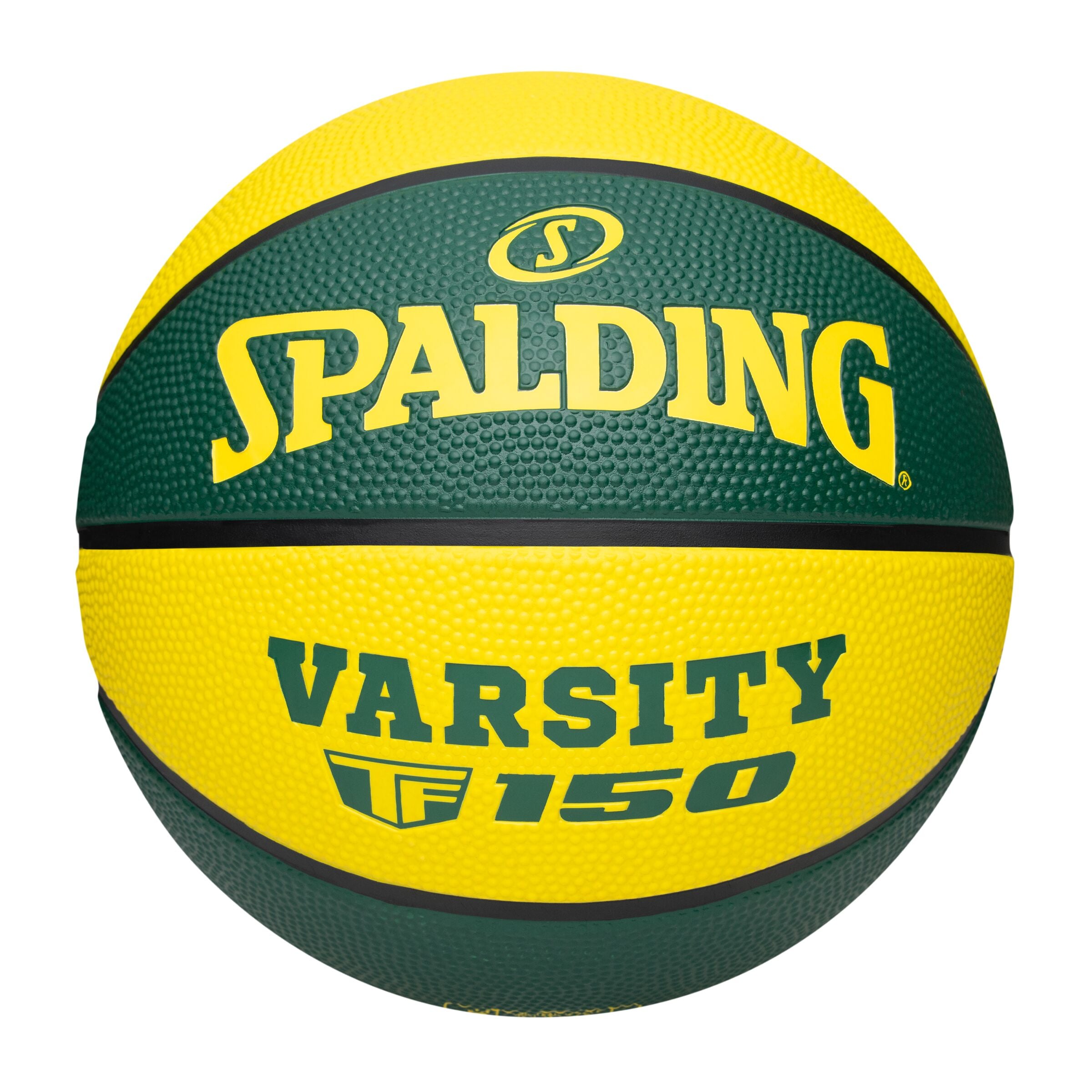 PELOTA BÁSKET SPALDING TF-150 VARSITY VERDE/AMARILLO TALLA 7 - 2