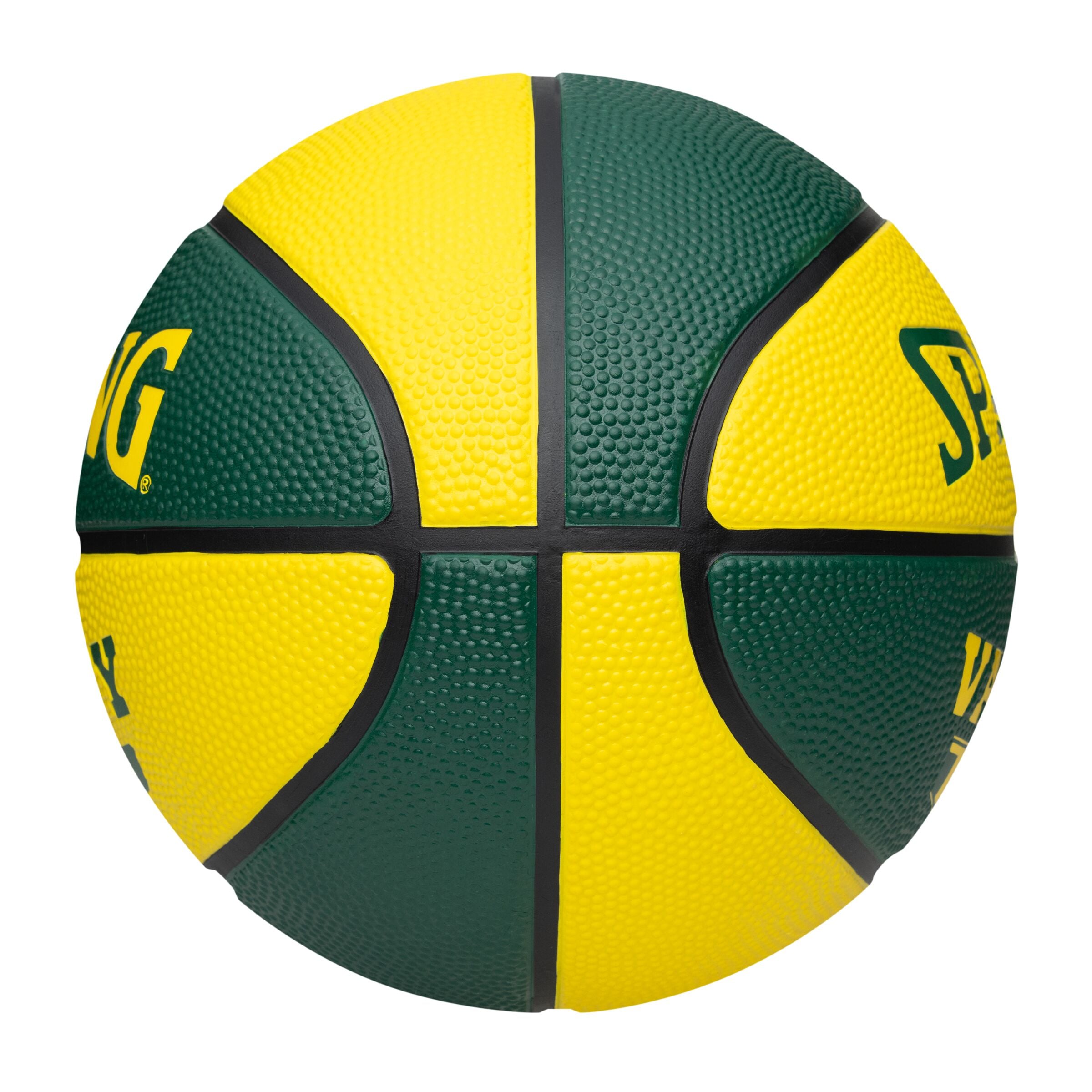 PELOTA BÁSKET SPALDING TF-150 VARSITY VERDE/AMARILLO TALLA 7 - 3