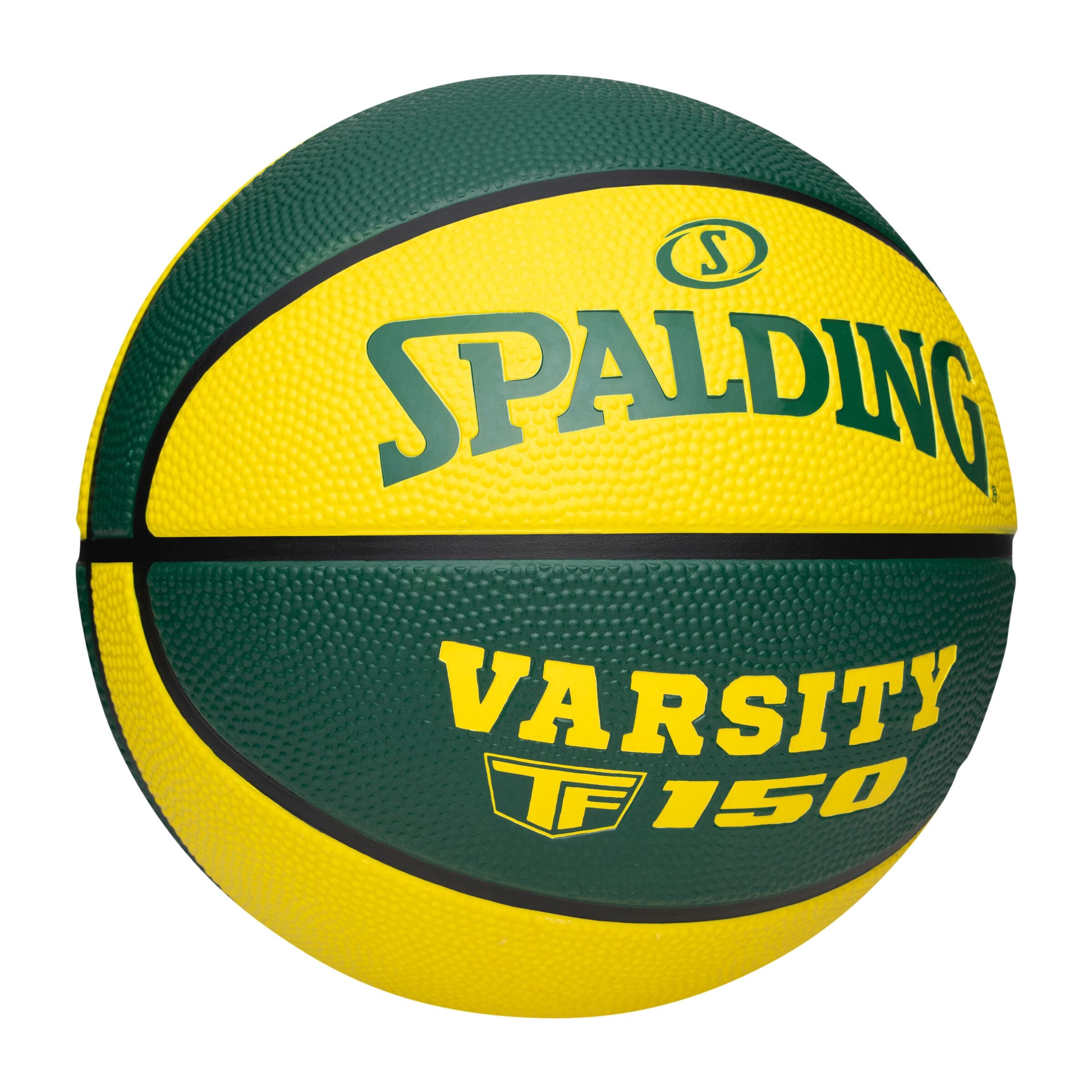 PELOTA BÁSKET SPALDING TF-150 VARSITY VERDE/AMARILLO TALLA 7 - 4