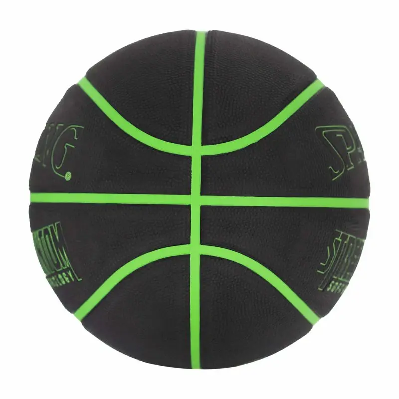 BALÓN DE BASKET SPALDING STREET PHANTOM BLACK/GREEN TALLA 7 - 2