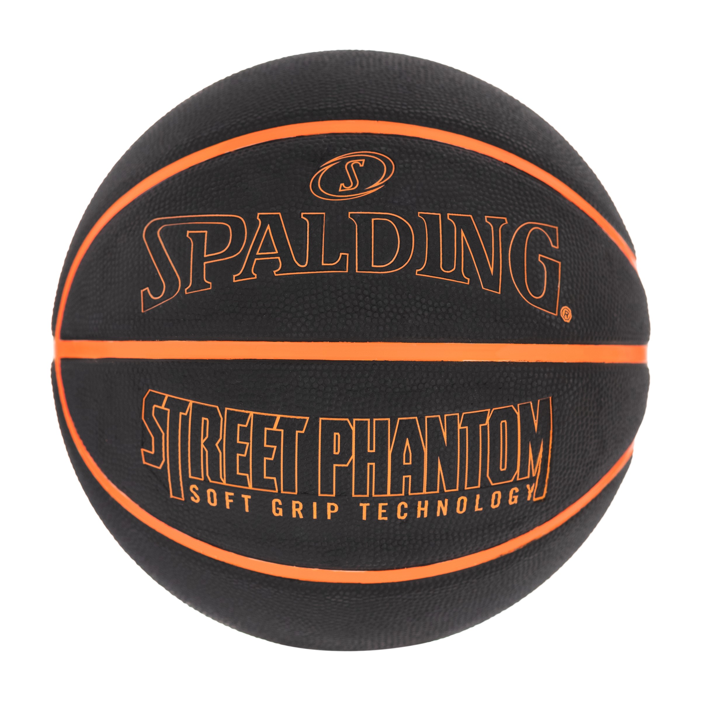 BALÓN DE BASKET SPALDING STREET PHANTOM BLACK/ORANGE TALLA 7 - 1