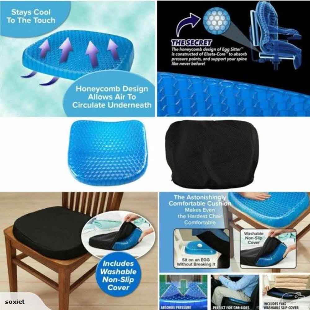 COJÍN FLEXIBLE SITTER CON FUNDA ANTIDESLIZANTE LAVABLE NEGRO - 2