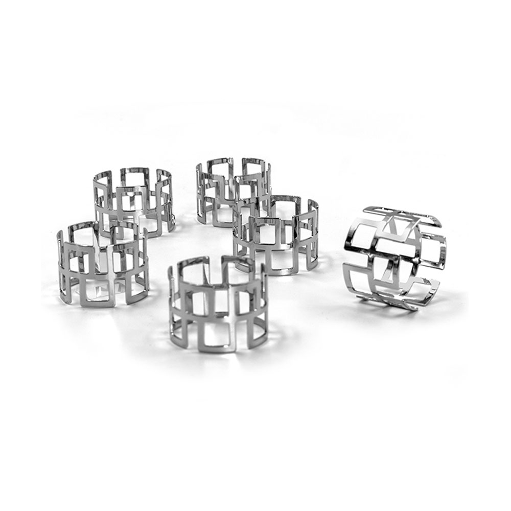 ARO SERVILLETA PLATA X 6 PIEZAS - PLATEADO - 3