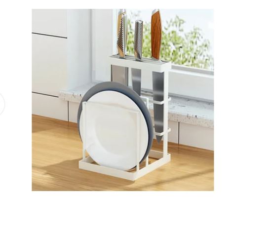 SOPORTE ORGANIZADOR PORTA CUCHILLOS Y TABLA PICAR PORTACUCHILLOS - 2