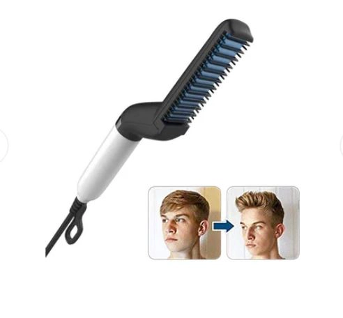 PLANCHA LACEADOR TIPO PEINE PARA HOMBRES CABELLO BARBA PARA BARBERIA - 2
