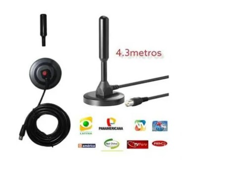 ANTENA HD PARA TV LCD SMART TV Y ANÁLOGA VHF-UHF SEÑAL DIGITAL - 1