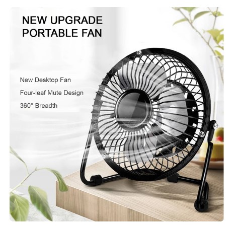 VENTILADOR ESCRITORIO DE 3 PULGADAS USB PARA COMPUTADORA - 1