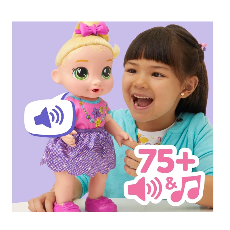 MUÑECA BABY ALIVE INTERACTIVA BEBÉ CRECE LALA GOOGOO - 3
