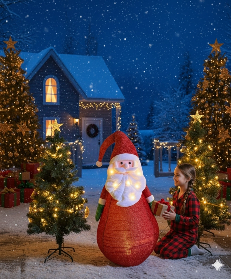 PAPA NOEL ILUMINADO - 1