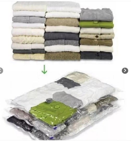 PACK X 4 BOLSAS DE ROPA COMPRESORAS AL VACÍO 70 X 100 CM - 2
