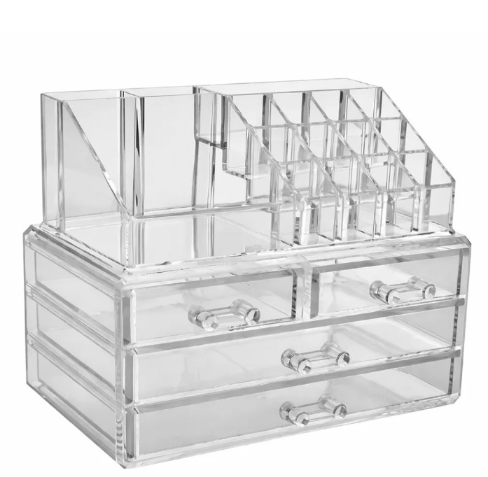 ORGANIZADOR DE MAQUILLAJE ACRILICO ALMACENADOR MAQUILLAJE - 1
