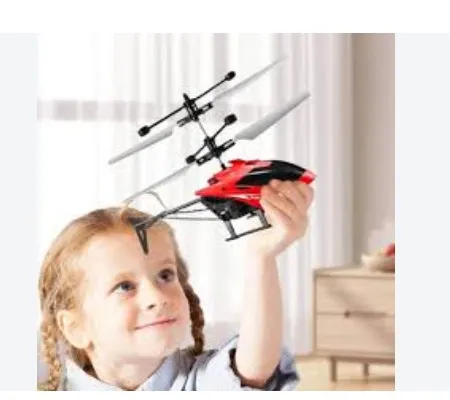 HELICÓPTERO DE CONTROL CON CONTROL PARA NIÑOS Y LUZ LED - 1