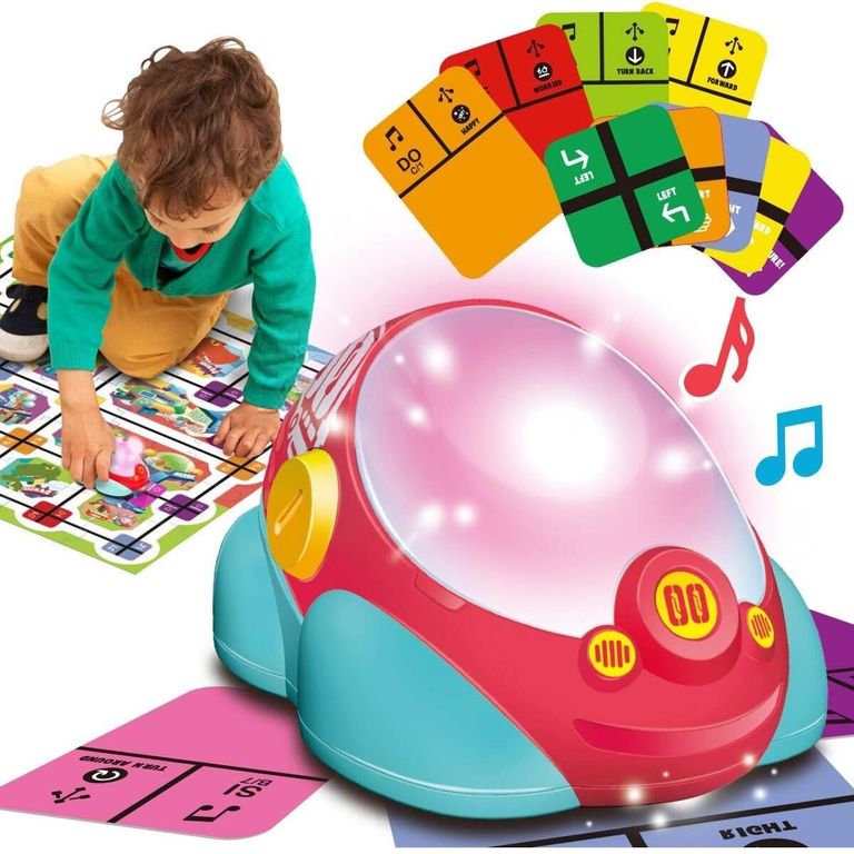 CARRO ROBOT EDUCATIVO CODIFICACIÓN APRENDIZAJE SMART JUGUETE - 1