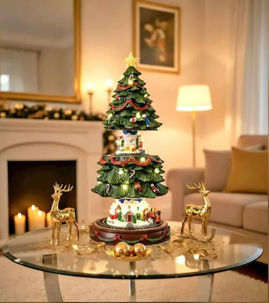 VILLA ARBOL NAVIDAD CON MUSICA 55CM TENDENCIA 2026 - 1