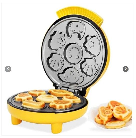 WAFLERA Y MAQUINA PARA HACER GALLETAS CON DISEÑO ANTIADHERENTE - 1