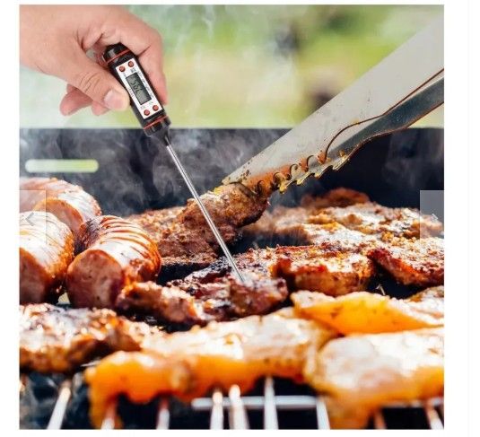 TERMOMETRO COCINA DIGITAL CARNE SONDA ALIMENTOS TEMPERATURA - 1