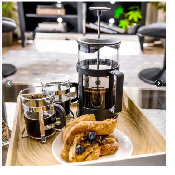CAFETERA PRENSA FRANCESA ACERO INOXIDABLE 800ML - 1