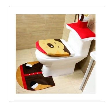 SET DE BAÑO NAVIDEÑO DE 3 PIEZAS TENDENCIA - 1
