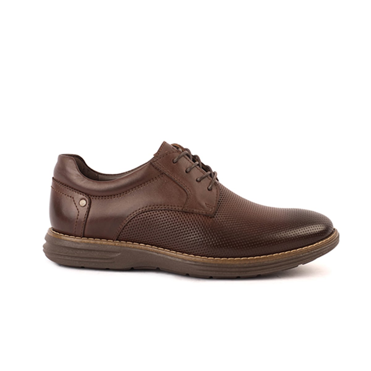 ZAPATOS CASUALES HOMBRE CARUSSO CUERO CHOCOLATE O1039 AFRICANO - 1