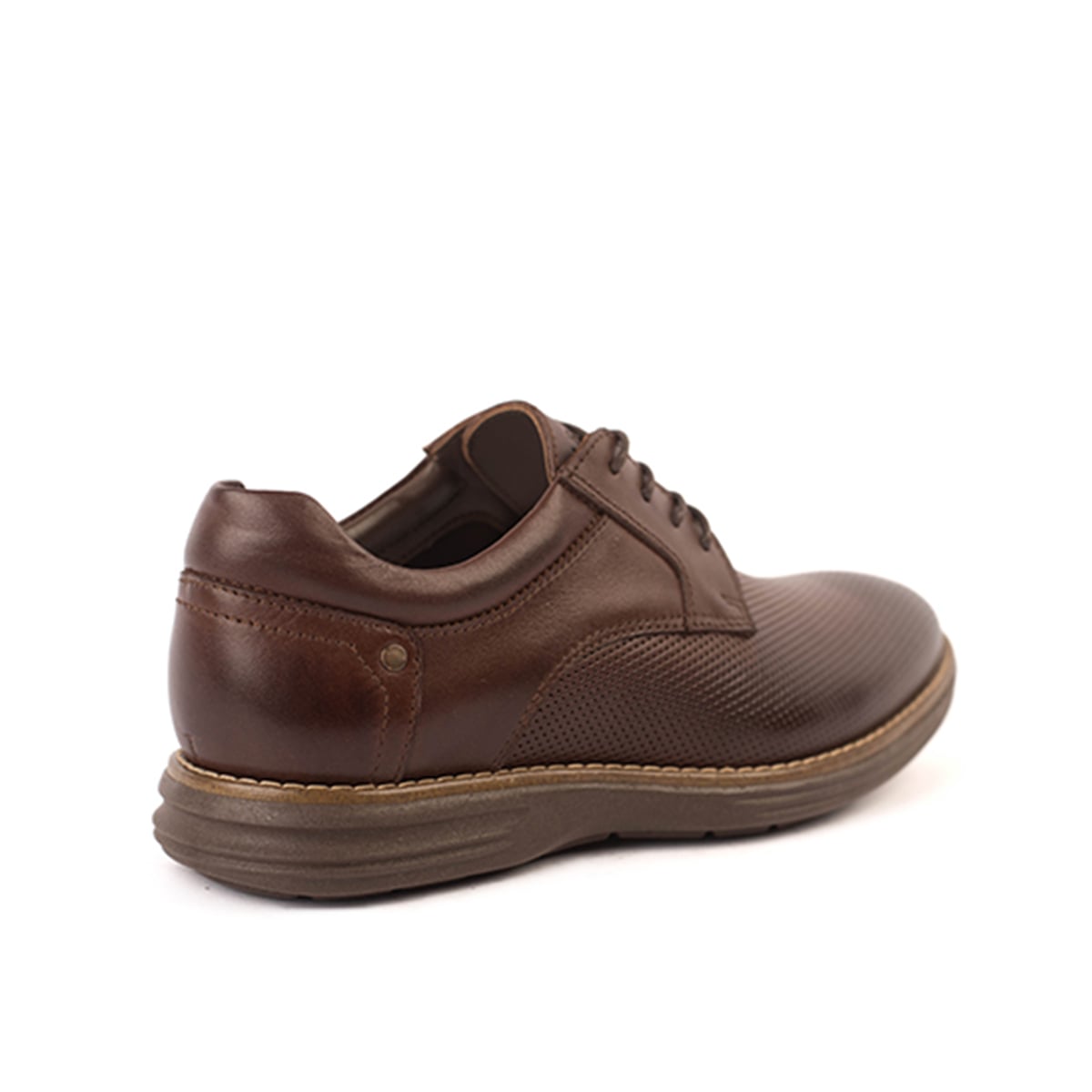 ZAPATOS CASUALES HOMBRE CARUSSO CUERO CHOCOLATE O1039 AFRICANO - 3