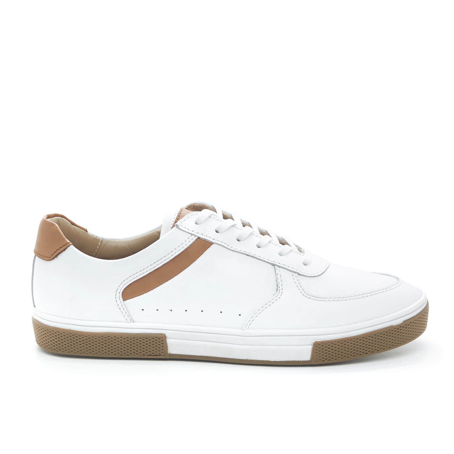 ZAPATOS CASUALES HOMBRE CARUSSO CUERO BLANCO URBANO U1011 - 1