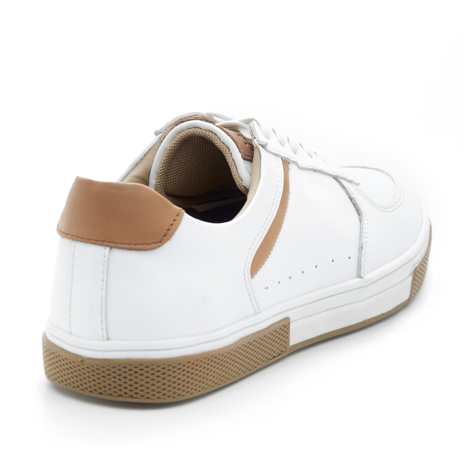ZAPATOS CASUALES HOMBRE CARUSSO CUERO BLANCO URBANO U1011 - 3