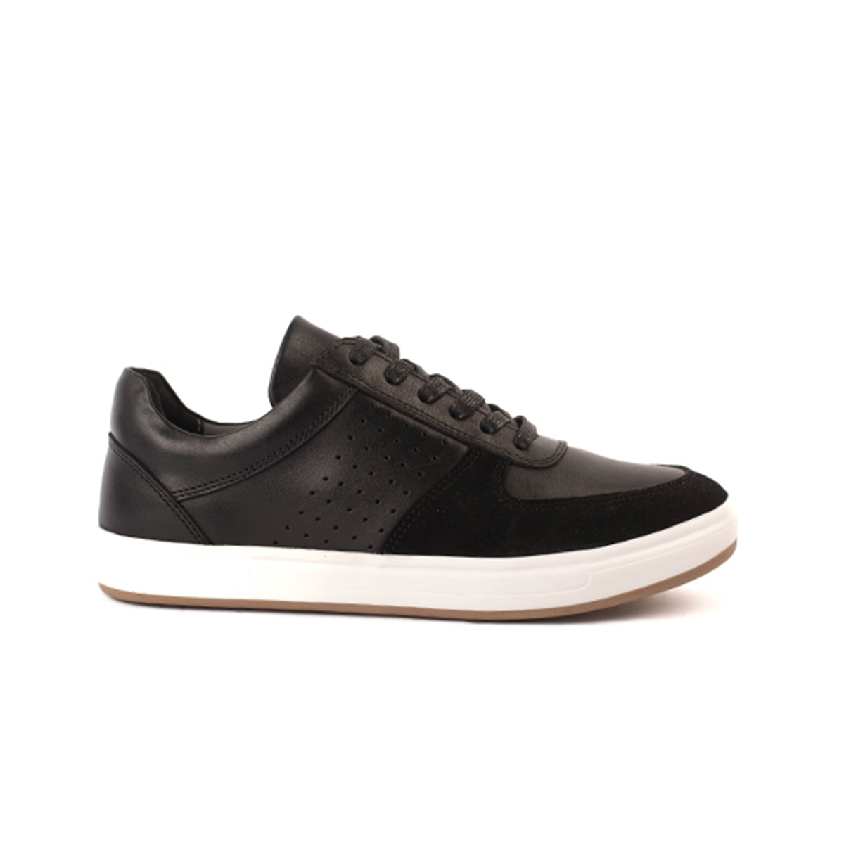 ZAPATOS CASUALES HOMBRE CARUSSO CUERO NEGRO URBANO U1015 - 1