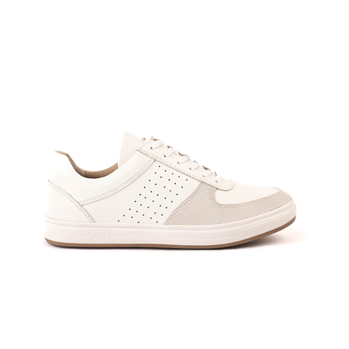 ZAPATOS CASUALES HOMBRE CARUSSO CUERO BLANCO URBANO U1015 - 1