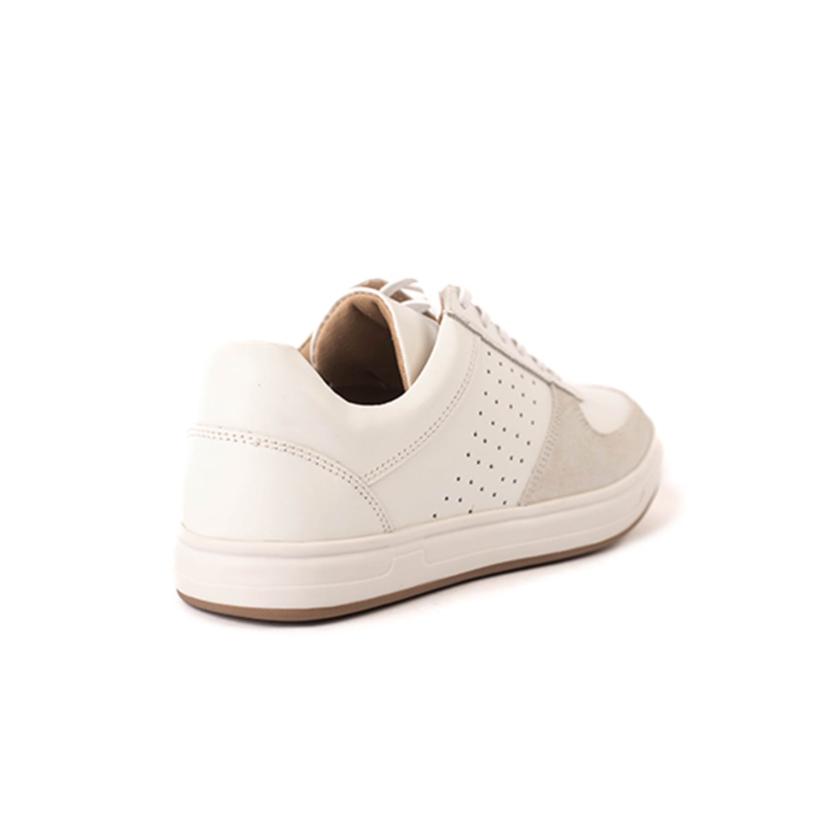ZAPATOS CASUALES HOMBRE CARUSSO CUERO BLANCO URBANO U1015 - 3