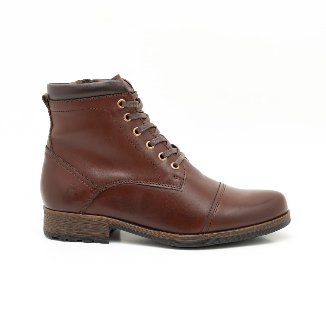 BOTINES HOMBRE CARUSSO CUERO CHOCOLATE T2006 AFRICANO - 1