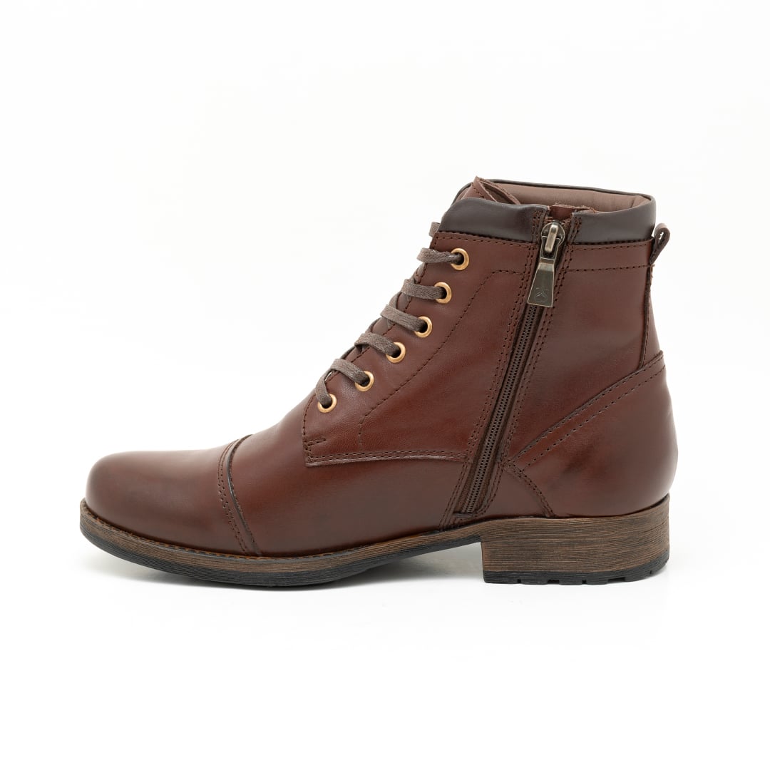 BOTINES HOMBRE CARUSSO CUERO CHOCOLATE T2006 AFRICANO - 3