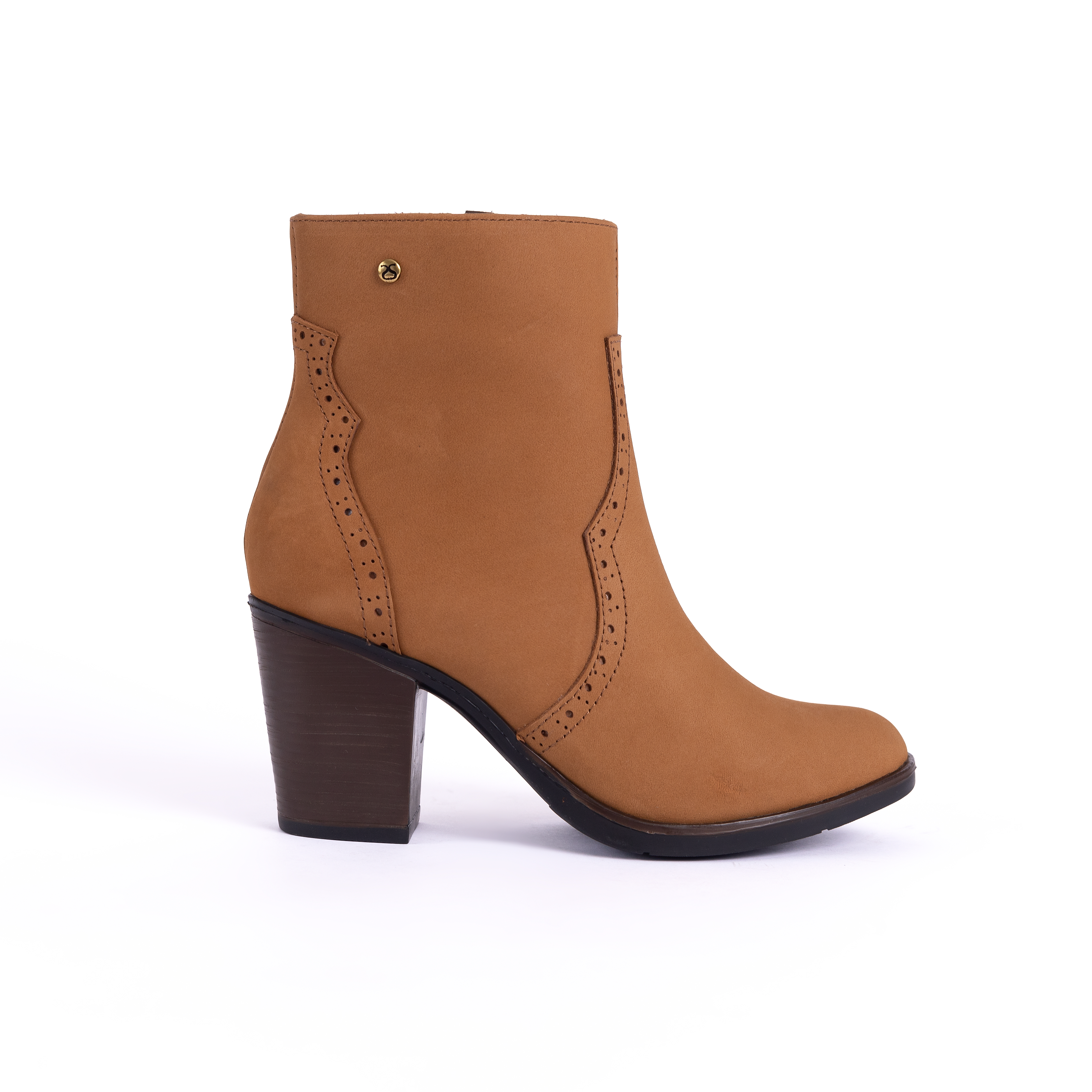 BOTINES MUJER CARUSSO CAMEL B7087 LUCUMA - 1