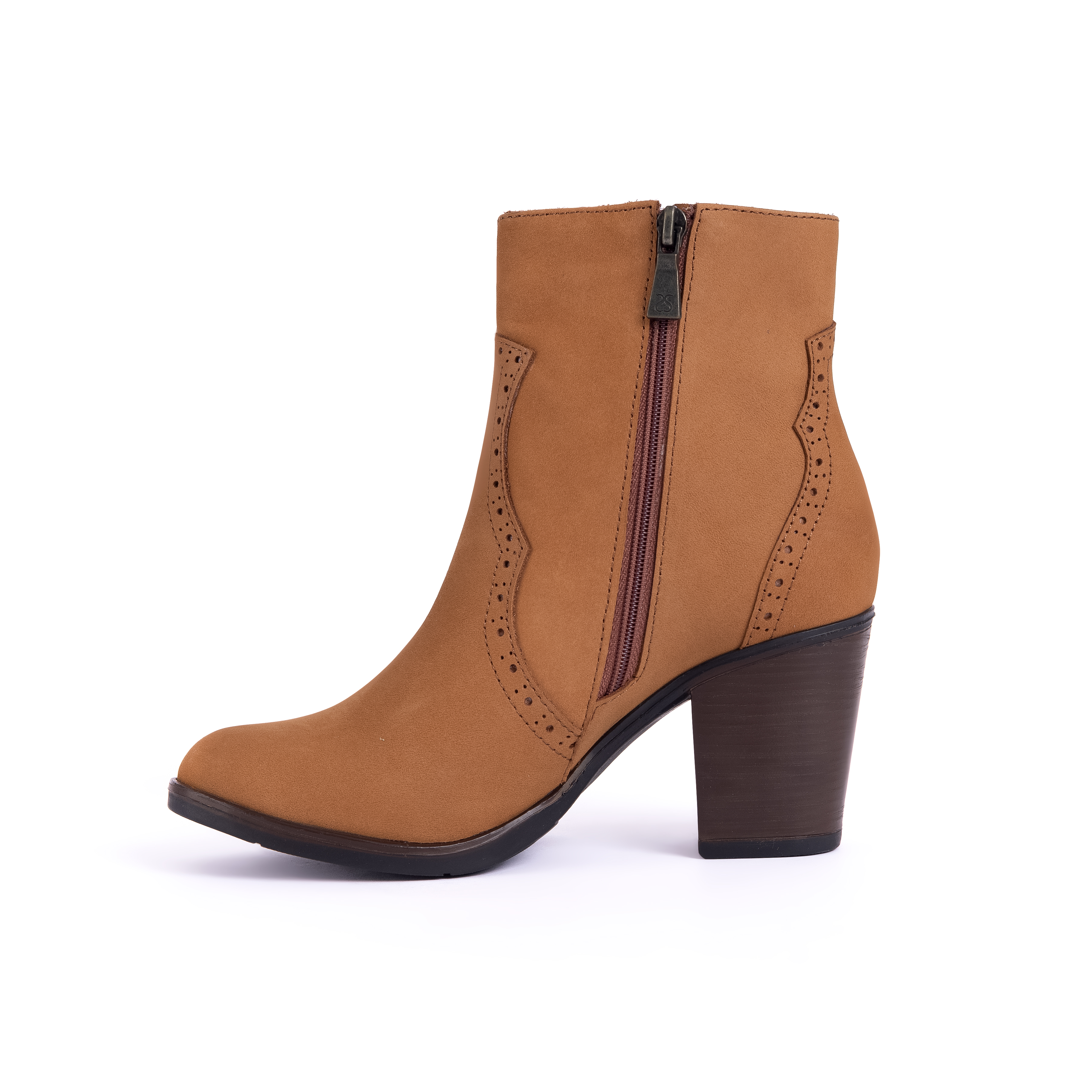 BOTINES MUJER CARUSSO CAMEL B7087 LUCUMA - 4