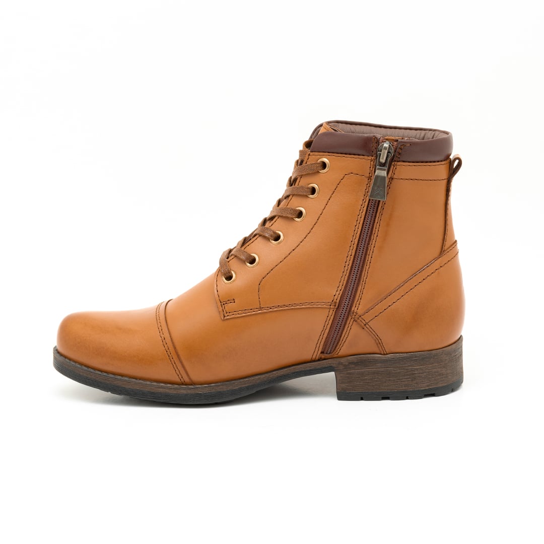 BOTINES HOMBRE CARUSSO CAMEL T2006 HABANO - 3