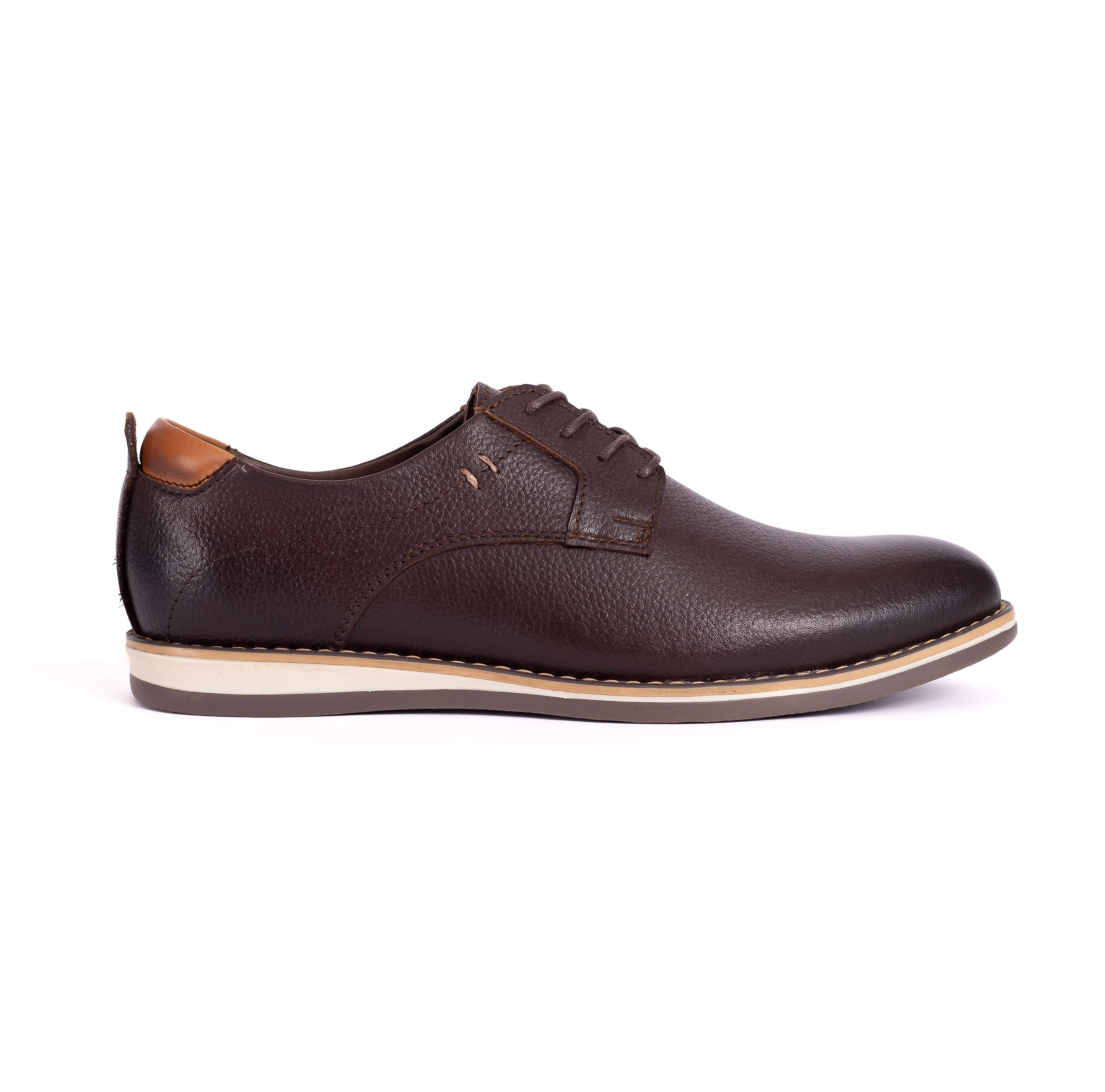 ZAPATOS CASUALES HOMBRE CARUSSO CHOCOLATE O1040 AFRICANO - 1