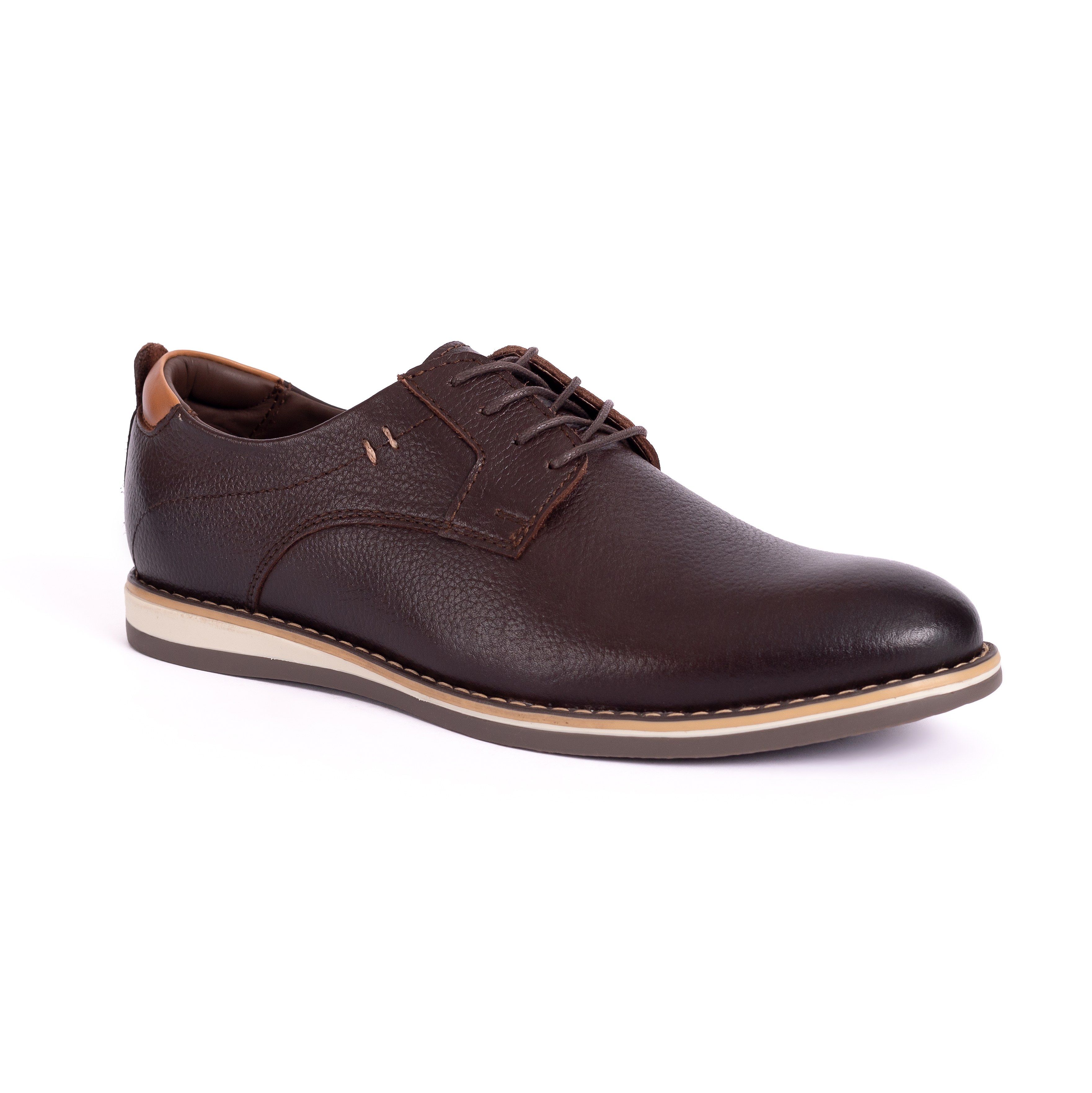 ZAPATOS CASUALES HOMBRE CARUSSO CHOCOLATE O1040 AFRICANO - 2